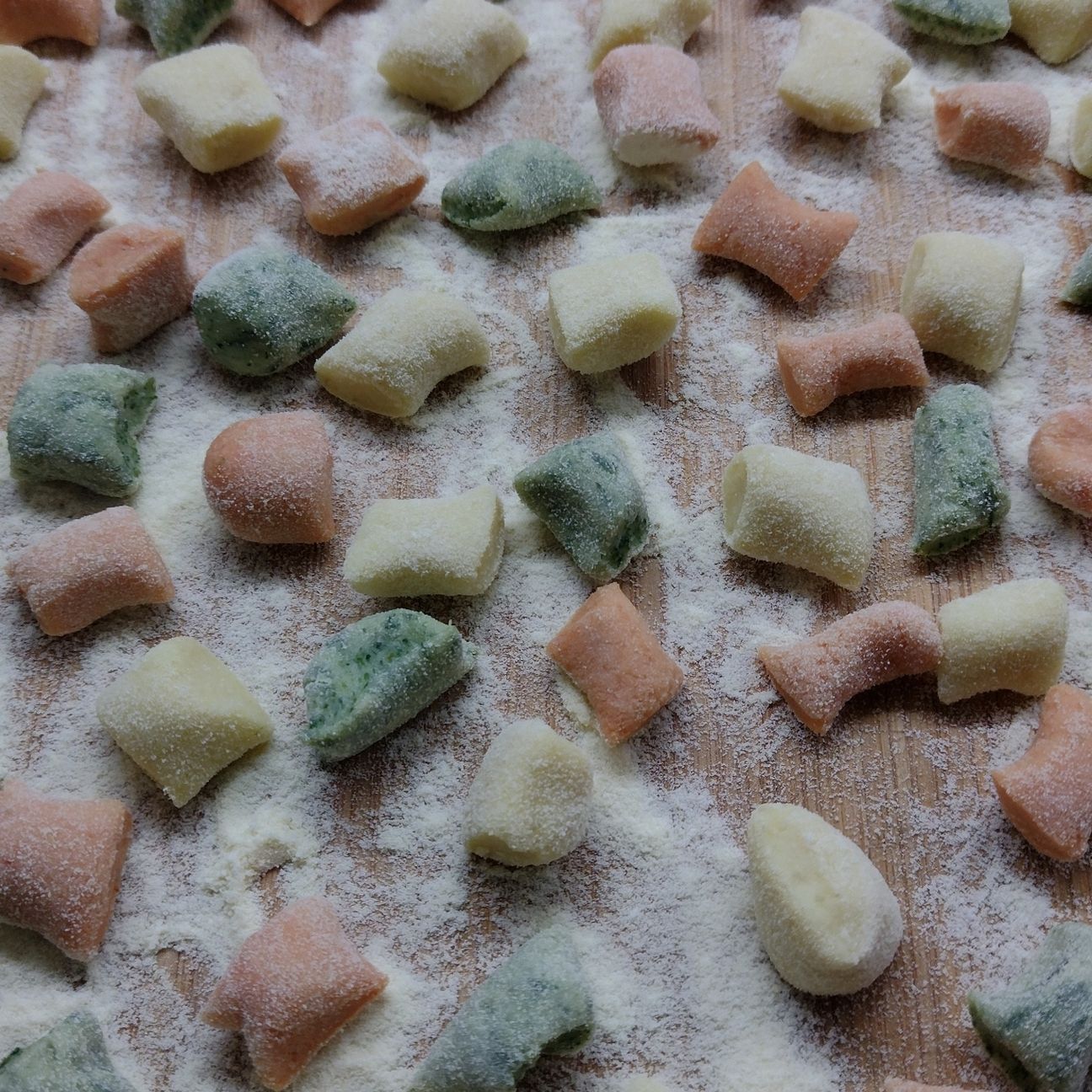 Gnocchi tricolore