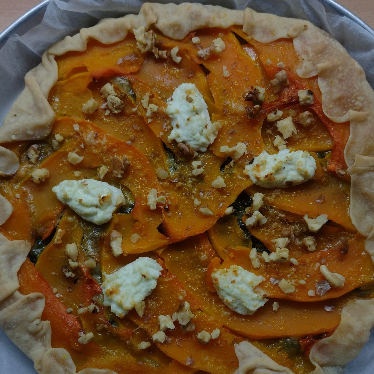 Torta zucca e bietole