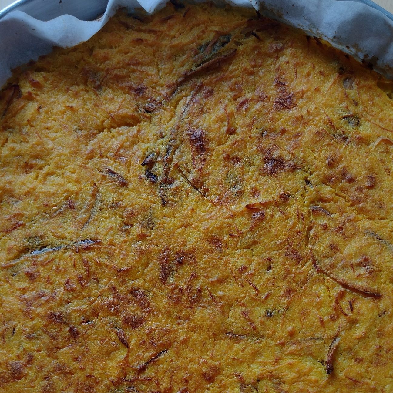 Farinata di zucca e cipolle rosse