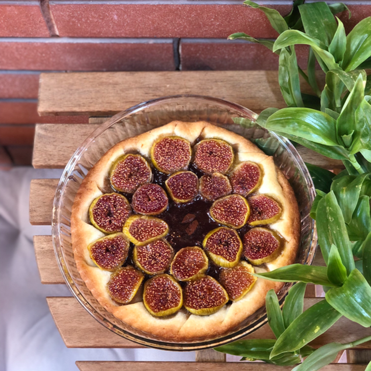 Crostata alla nutella e fichi