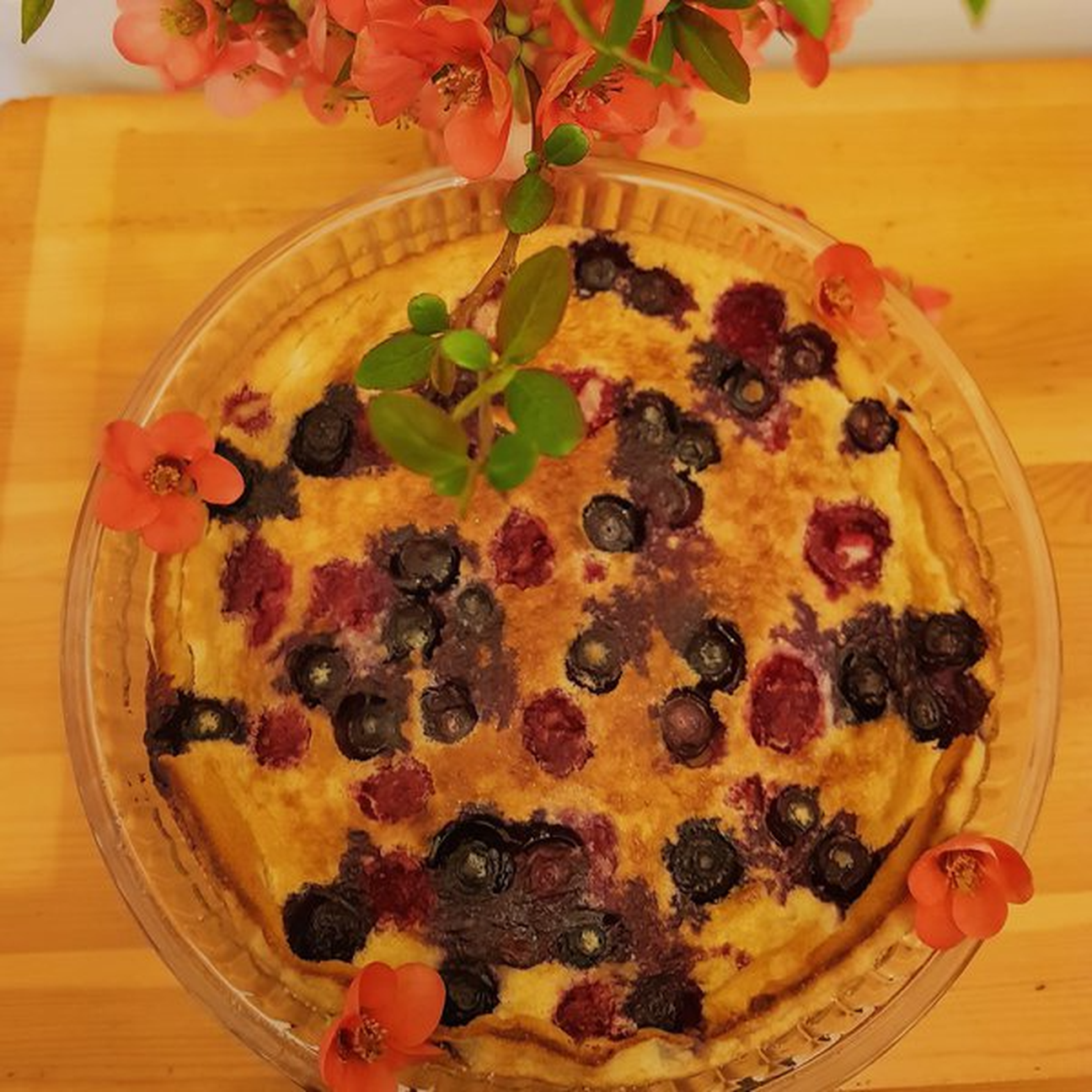 Clafoutis ai frutti di bosco