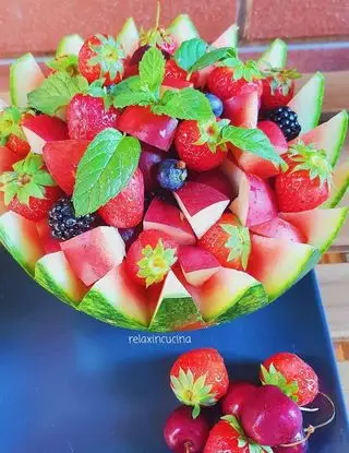 Ricetta Cestino di frutta🍎🍒🍓🍇🍉🥭🍏 di Relax.in.cucina