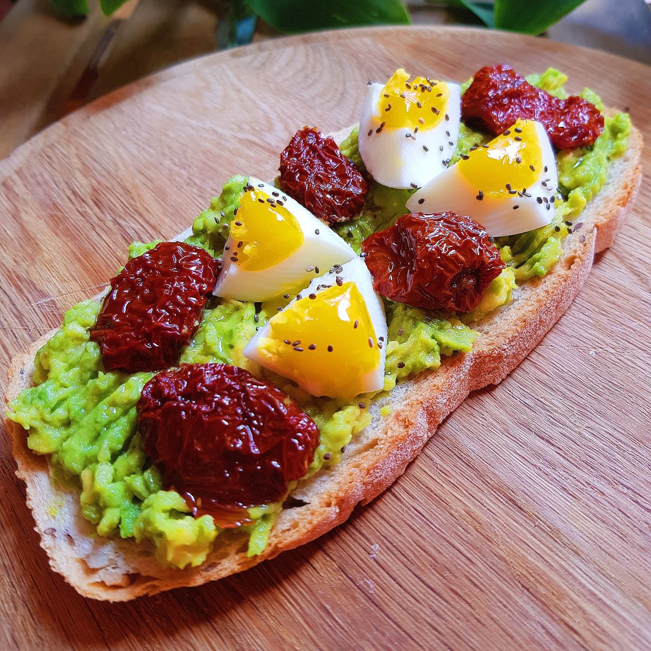 Colorful toast