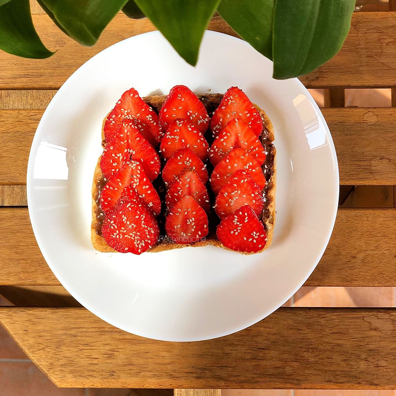 Toast Nutella e fragole