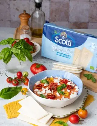 Ricetta Zuppa di pomodori arrostiti con Crackers di Riso di Riso Scotti di valentinaprevidi