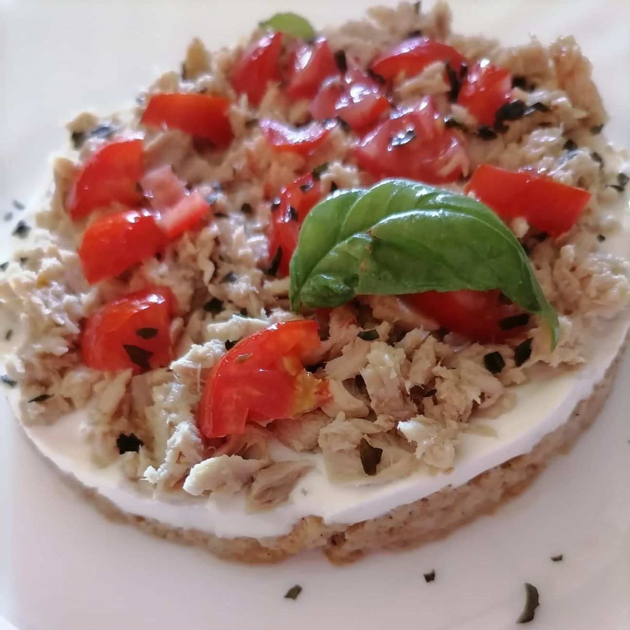Cheesecake fit al tonno