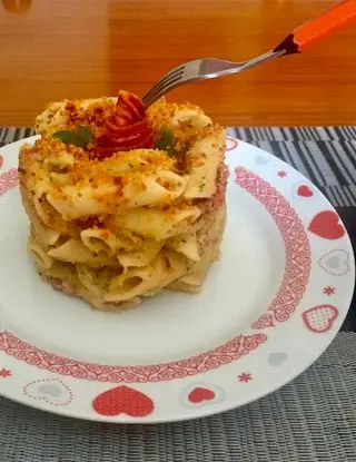Ricetta ”Pasta alla stregattami con Crema di Ceci, Salame Piccante e Briciole di Nduja” 👩🏻‍🍳 di stregattami