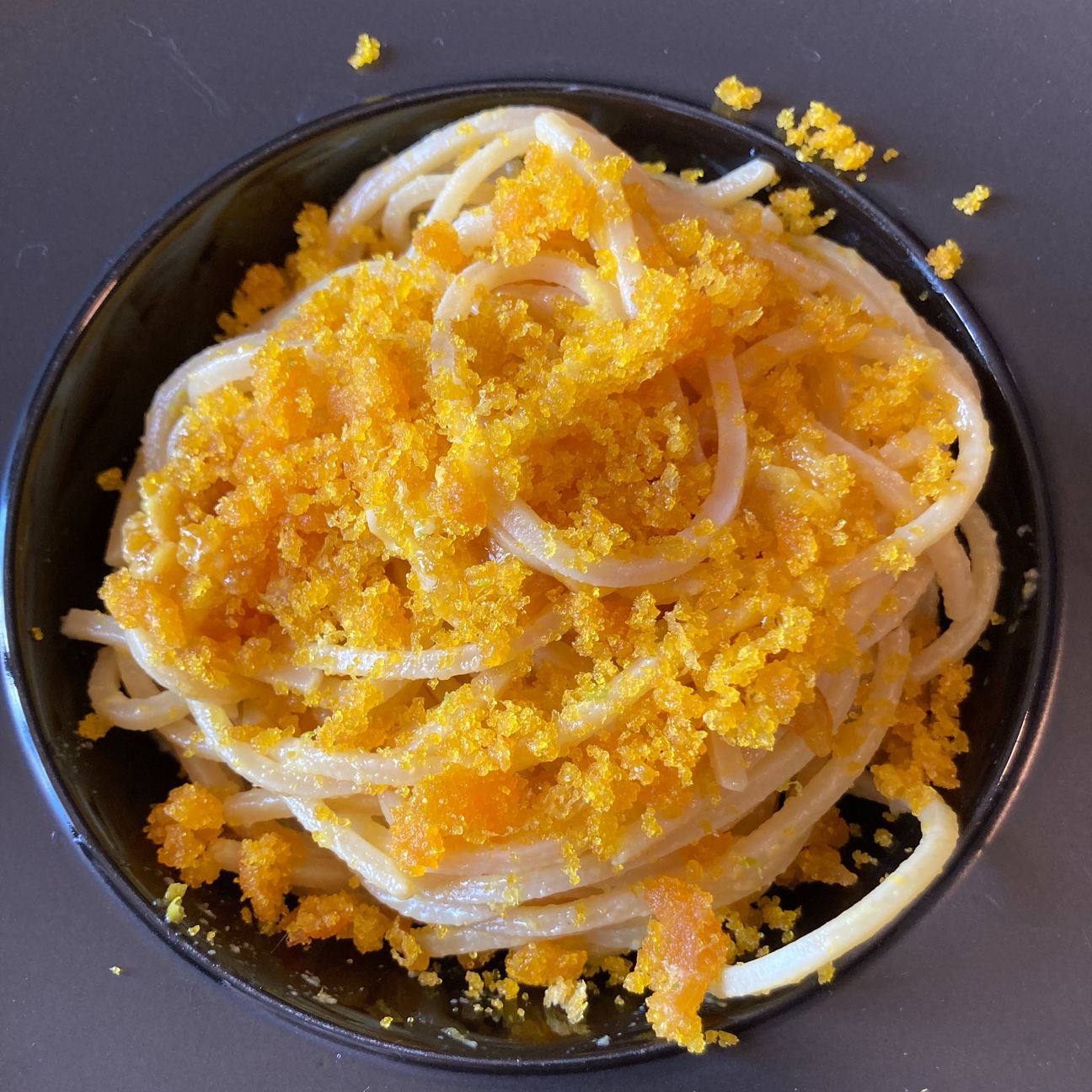 Spaghetti e bottarga!