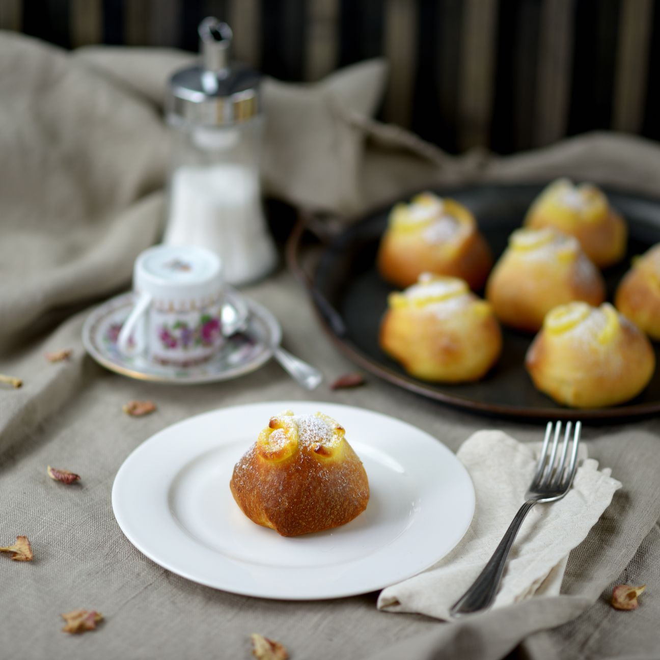 Brioche con crema