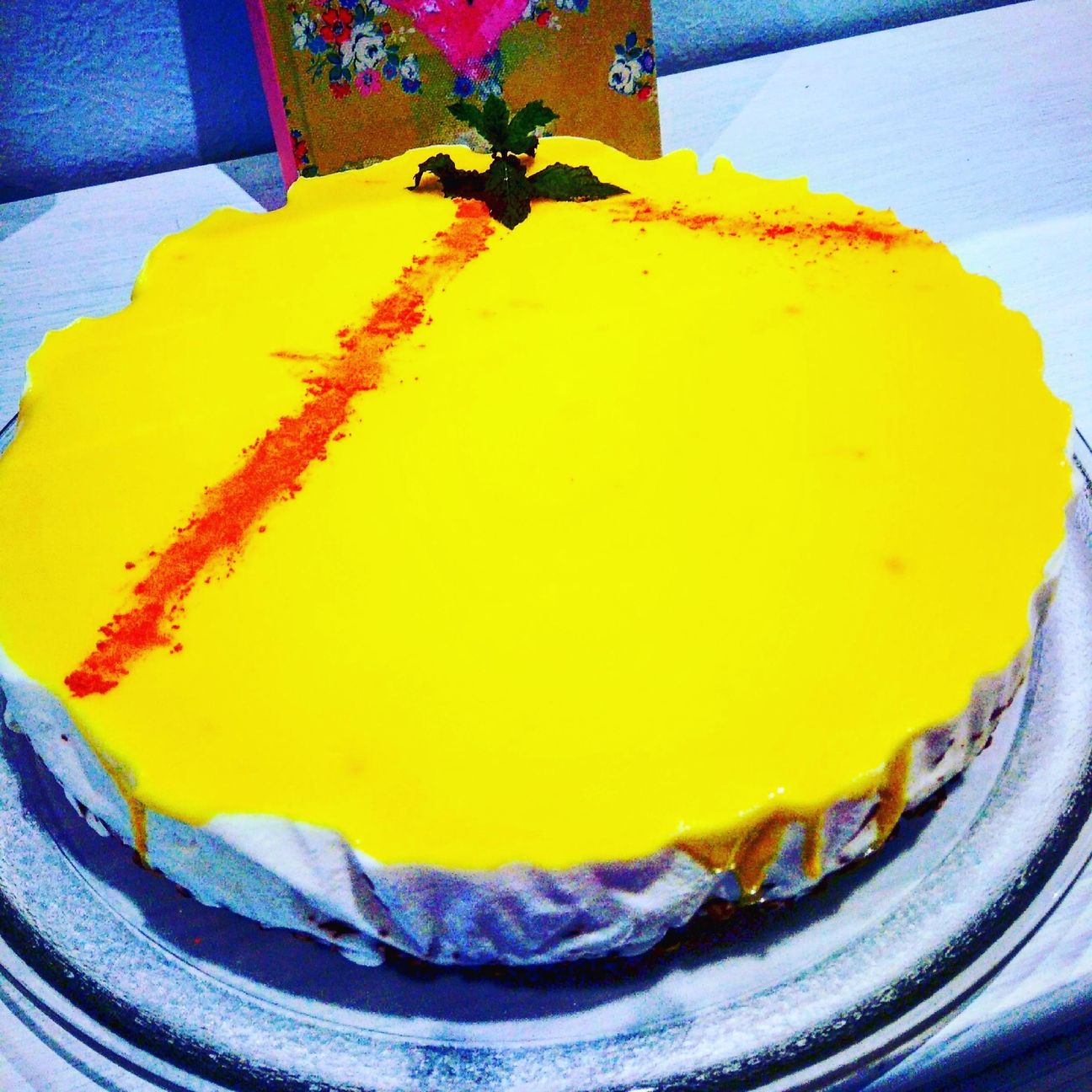 Cheesecake con cioccolato