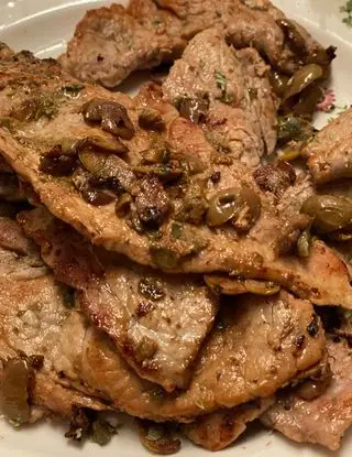 Ricetta Scaloppine di vitella olive, capperi e origano di pietro