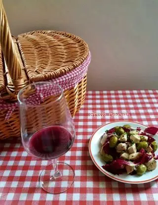 Ricetta Insalata di pollo per il pic nic di rosso.rubinian