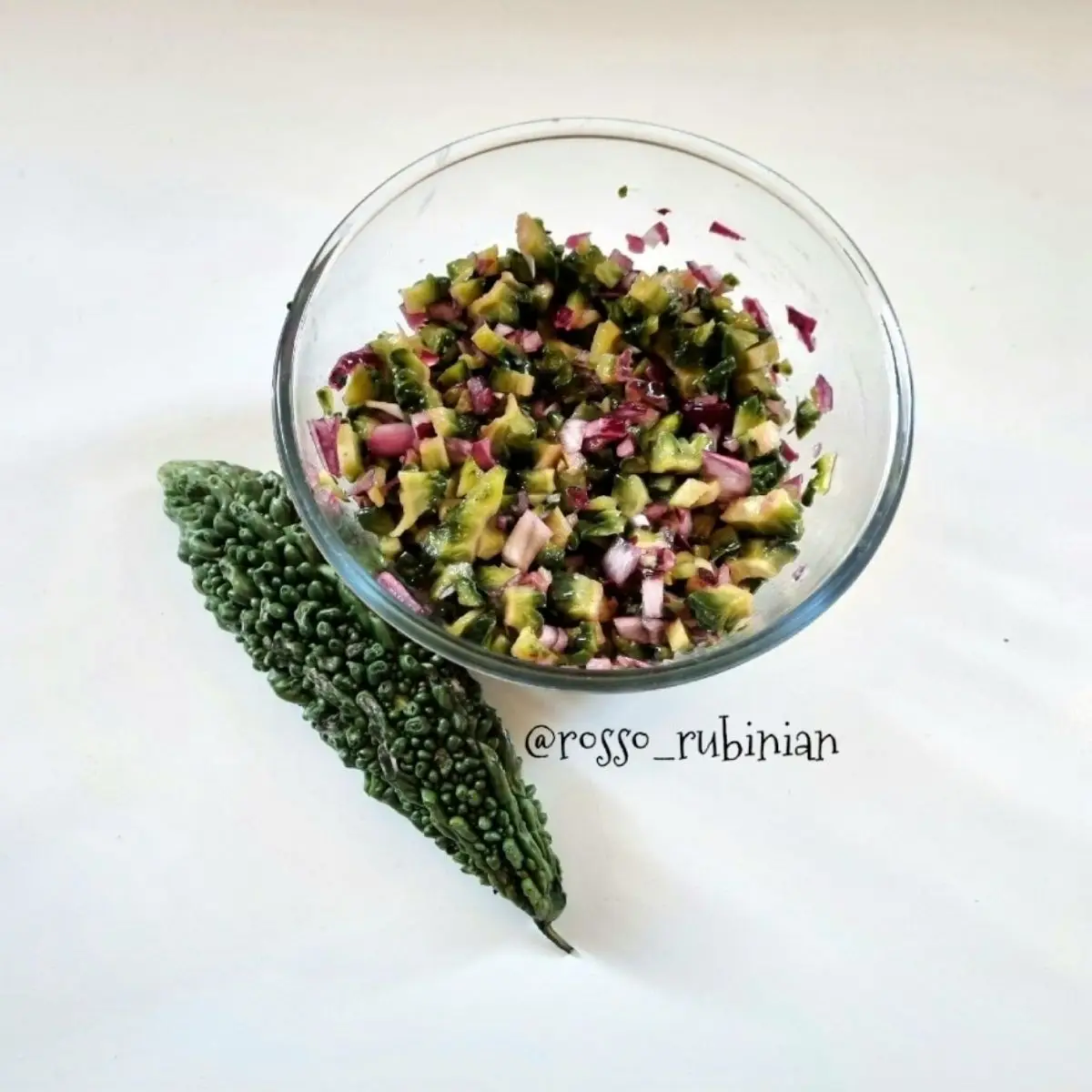 Ricetta Insalata di melone amaro di rosso.rubinian