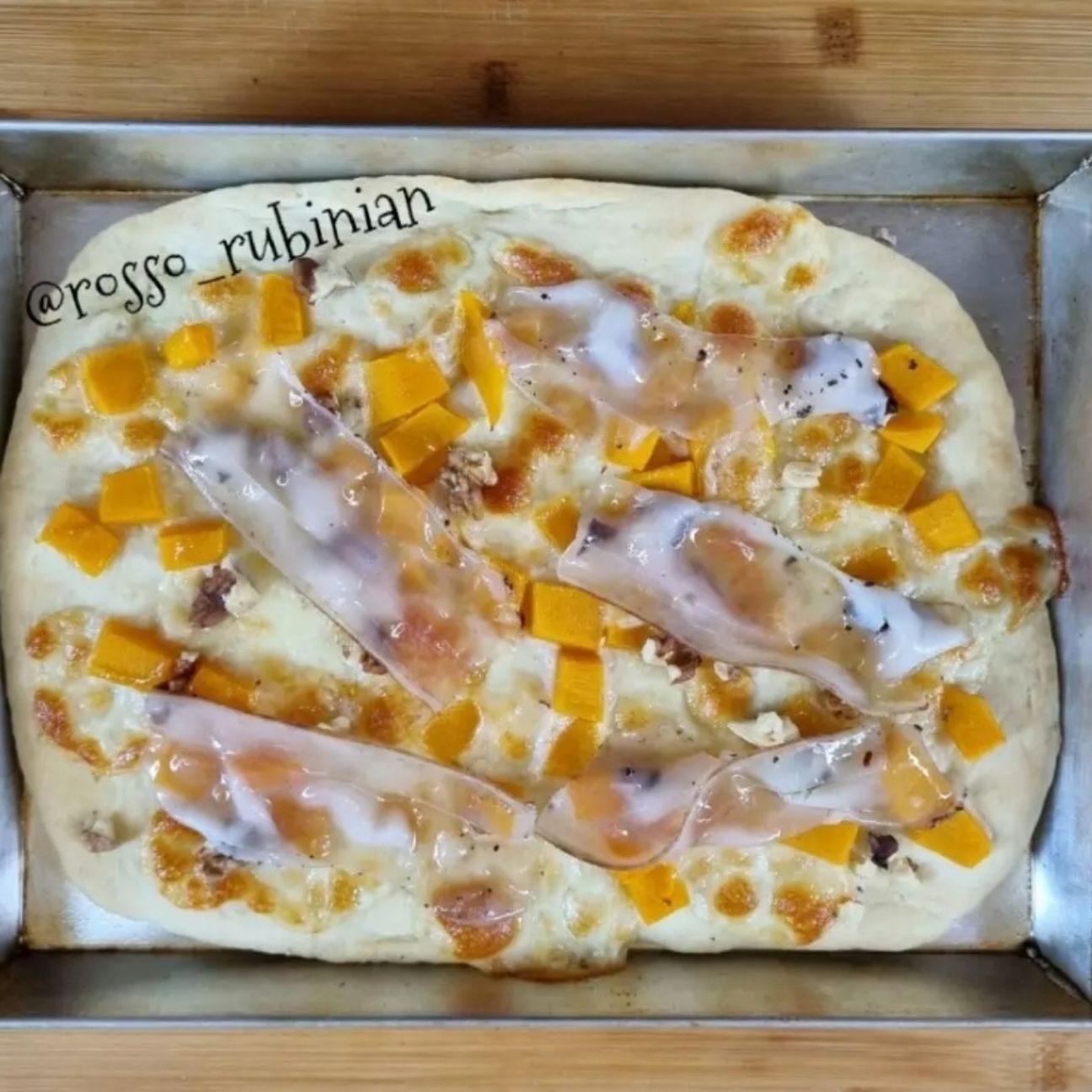 Pizza con zucca &