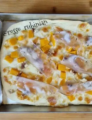 Ricetta Pizza con zucca & di rosso.rubinian