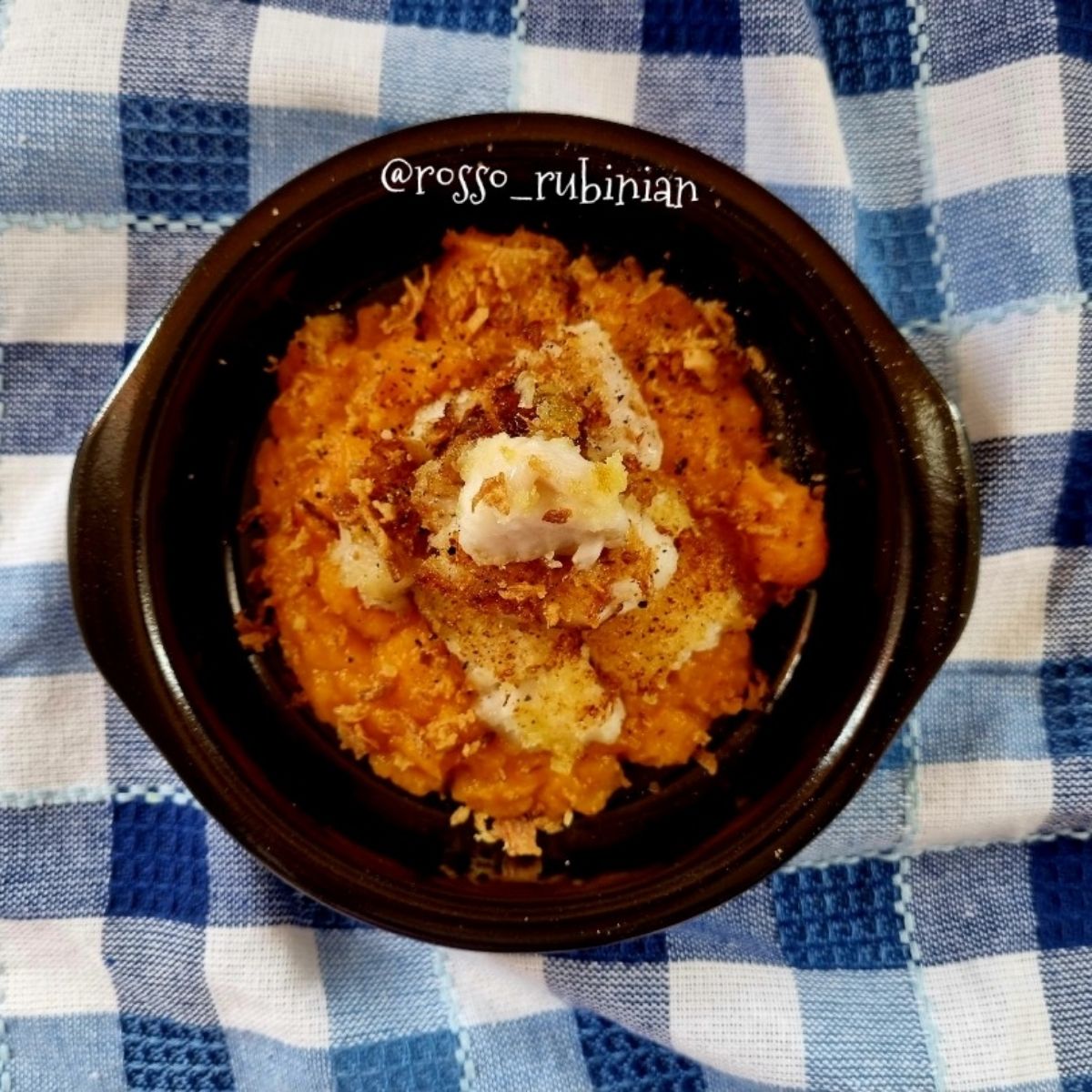Filetto di cernia con patate dolci