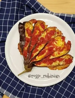 Ricetta Melanzane ventaglio di rosso.rubinian