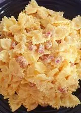 Ricetta Farfalle cremose alla panna e zafferano con salsiccia affumicata