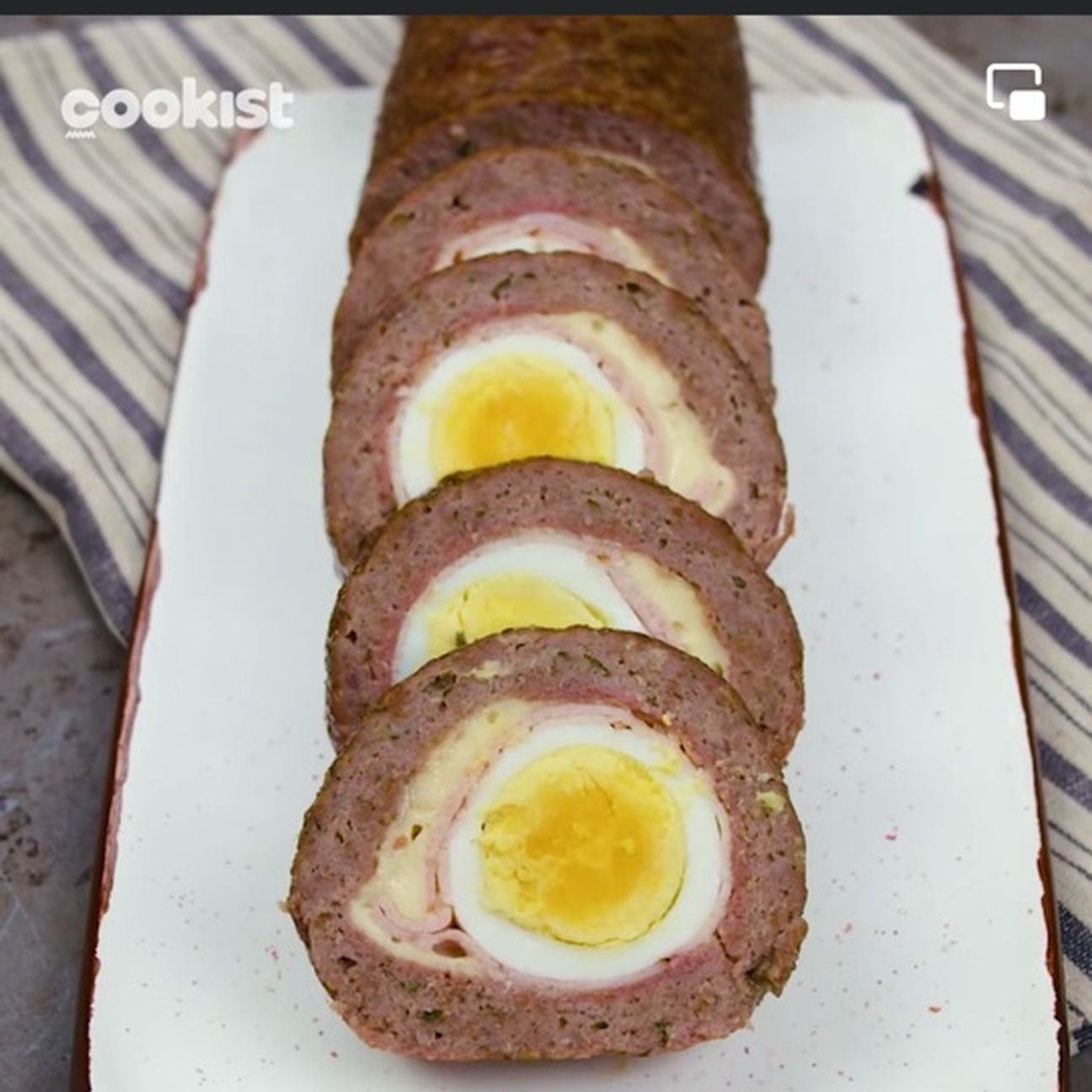 Polpettone con Uova Sode