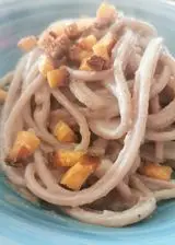 Ricetta Spaghetto ai due cavoli e guanciale croccante