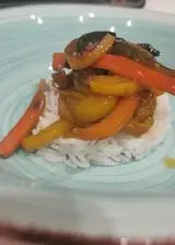 Ricetta Verdure in agrodolce e riso basmati