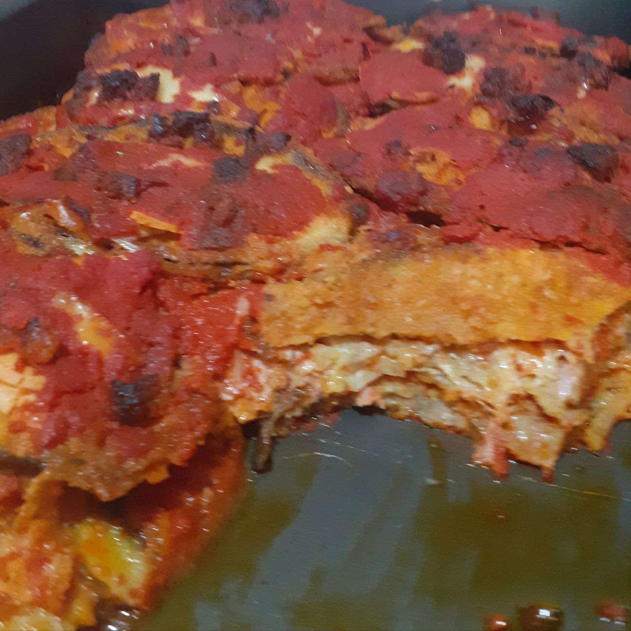 La mia parmigiana di melanzane 😋