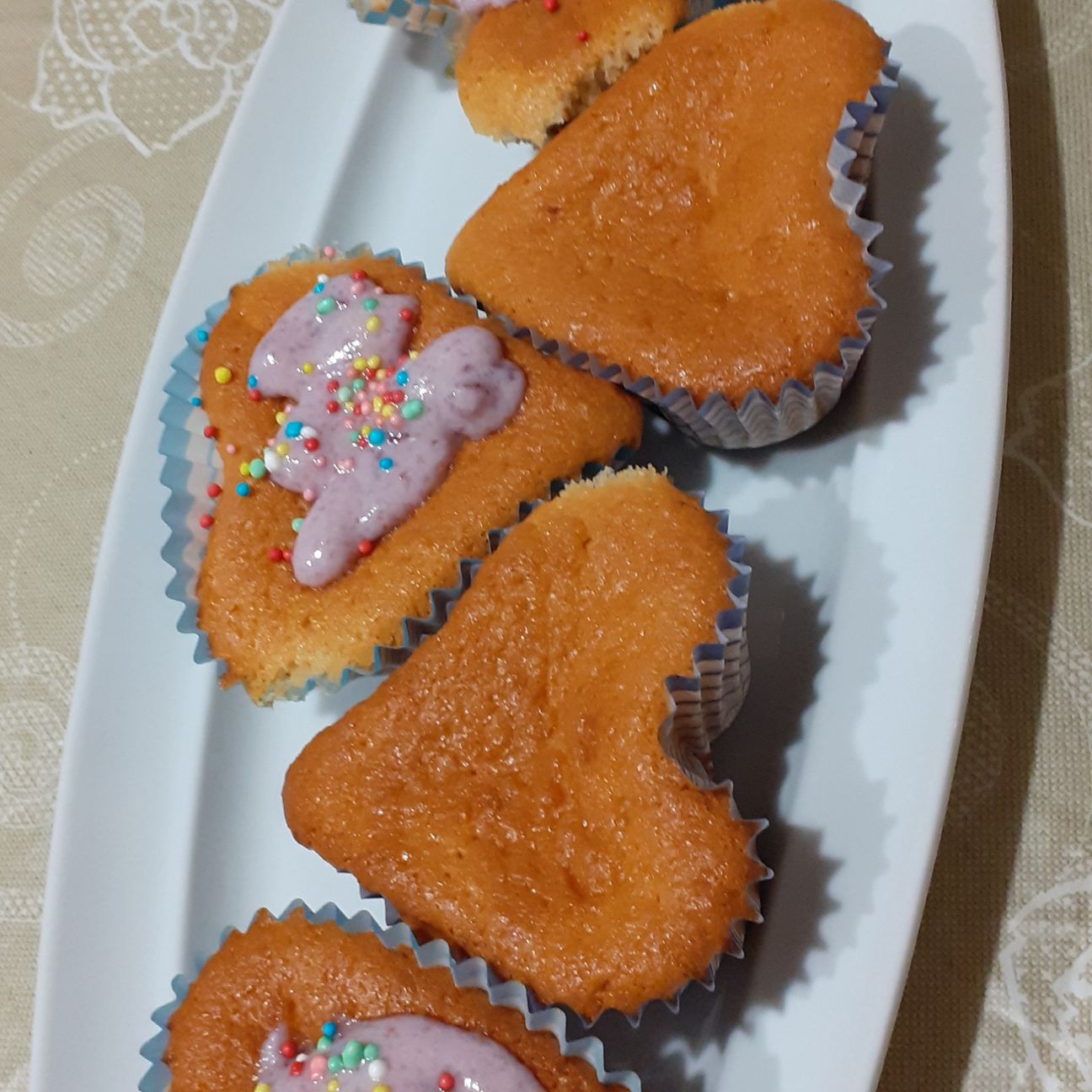 Muffin al mascarpone con gocce di cioccolato fondente