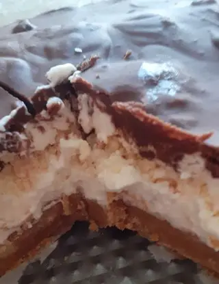 Ricetta Cheesecake al cocco e cioccolato fondente di mena74