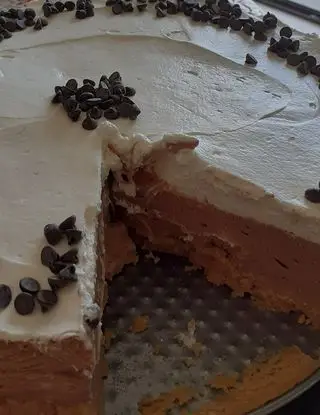 Ricetta Cheesecake al cioccolato fondente e panna un'esplosione di bontà di mena74