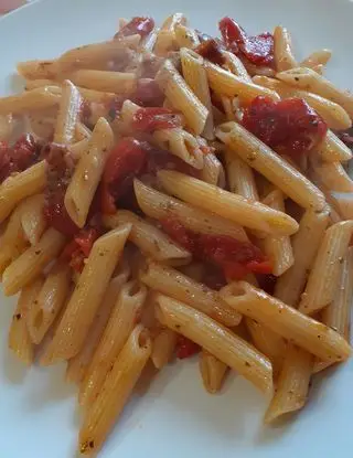 Ricetta Penne con pomodorini, crudo e provola dolce filante di mena74