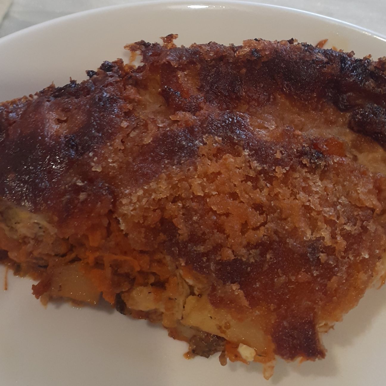 Gratin di zucca e patate,strabuono