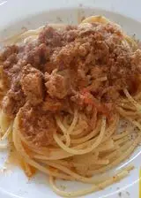 Ricetta Spaghetti con tonno pomodorini pachino e pane tostato