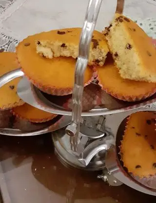 Ricetta Muffin brioche alla vaniglia e gocce di cioccolato di mena74