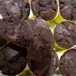 Ricetta Muffin al cioccolato fondente con cuore cremoso