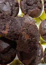 Ricetta Muffin al cioccolato fondente con cuore cremoso