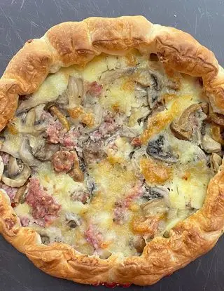 Ricetta Quiche di porcini, salsiccia e mozzarella di bufala di Mery99