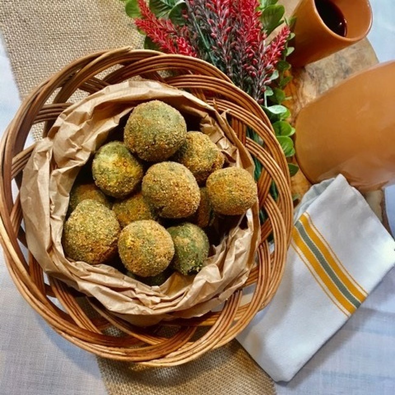 Polpette Fritte Cicoria e Salsiccia