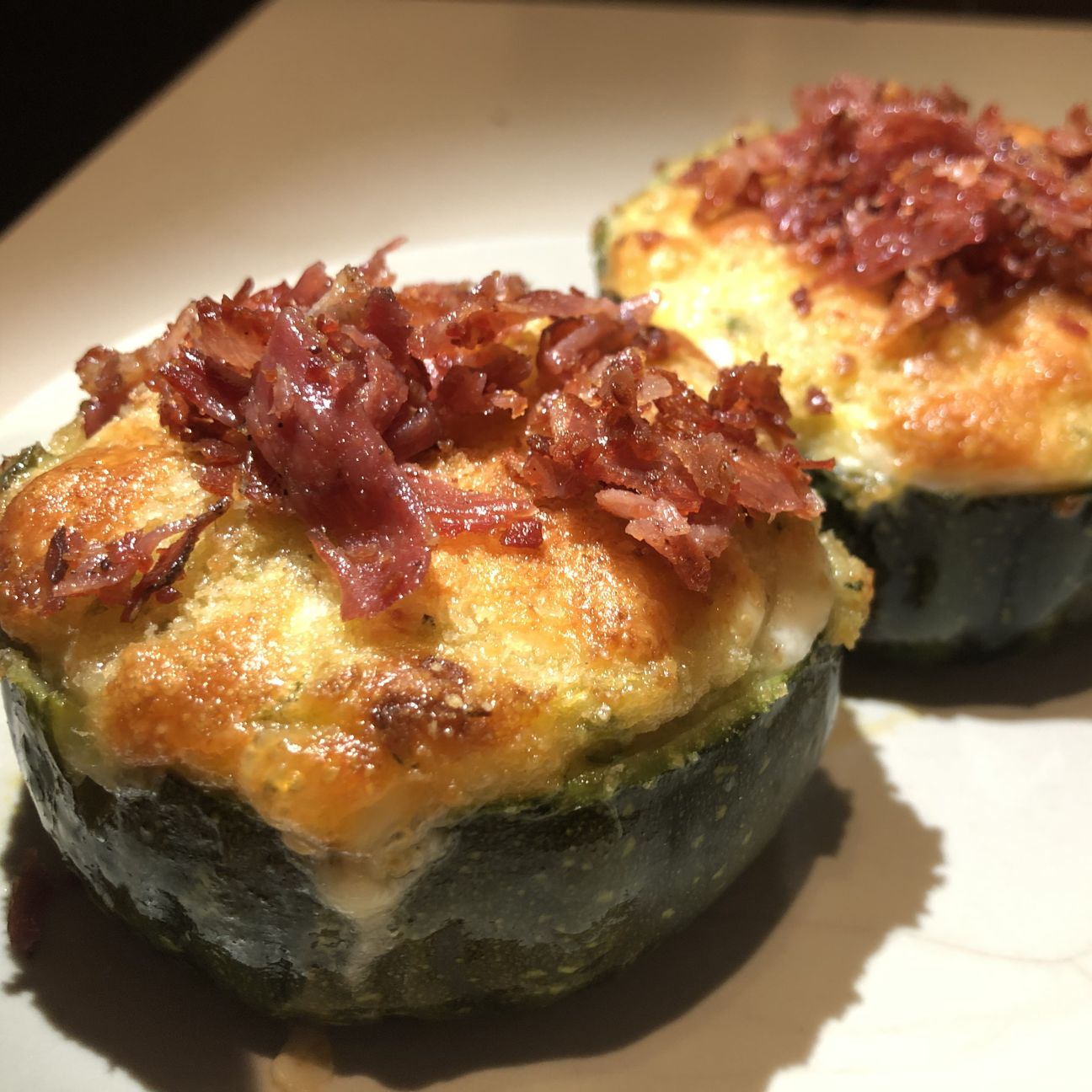 Zucchine tonde ripiene