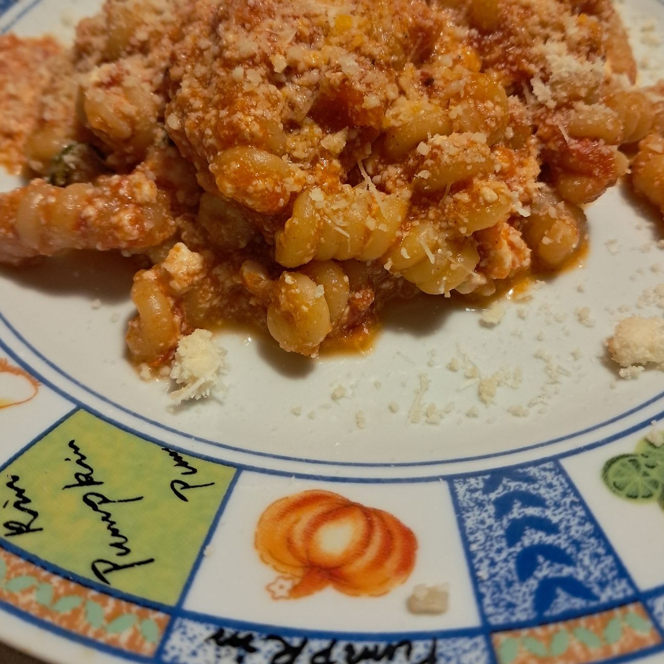 Fusilli pomodoro e ricotta