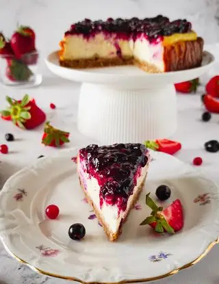 Ricetta New York cheesecake allo Skyr di arancia.e.cioccolato