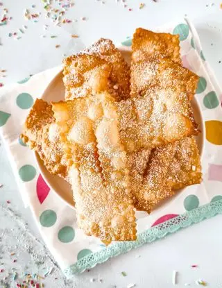 Ricetta Chiacchiere mille bolle di arancia.e.cioccolato