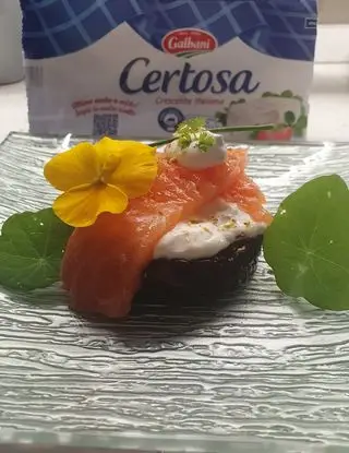 Ricetta Riso Venere con salmone e Crescenza Galbani all' erba cipollina di ELENA.NOCCHI