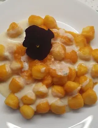 Ricetta Gnocchi con crema di zucca e fonduta di gorgonzola di ELENA.NOCCHI