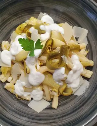 Ricetta Caserecce con zucchine al 🍋 limone, le sue scorzette e crema di ricotta. di ELENA.NOCCHI