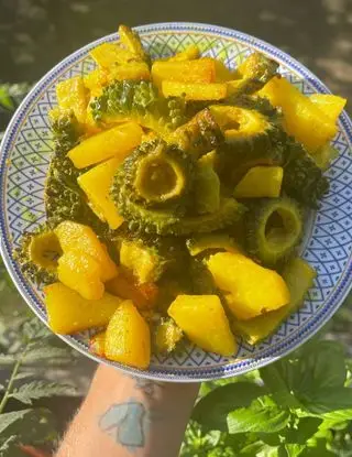 Ricetta Karela e patate dal Bangladesh di Lecuisinier