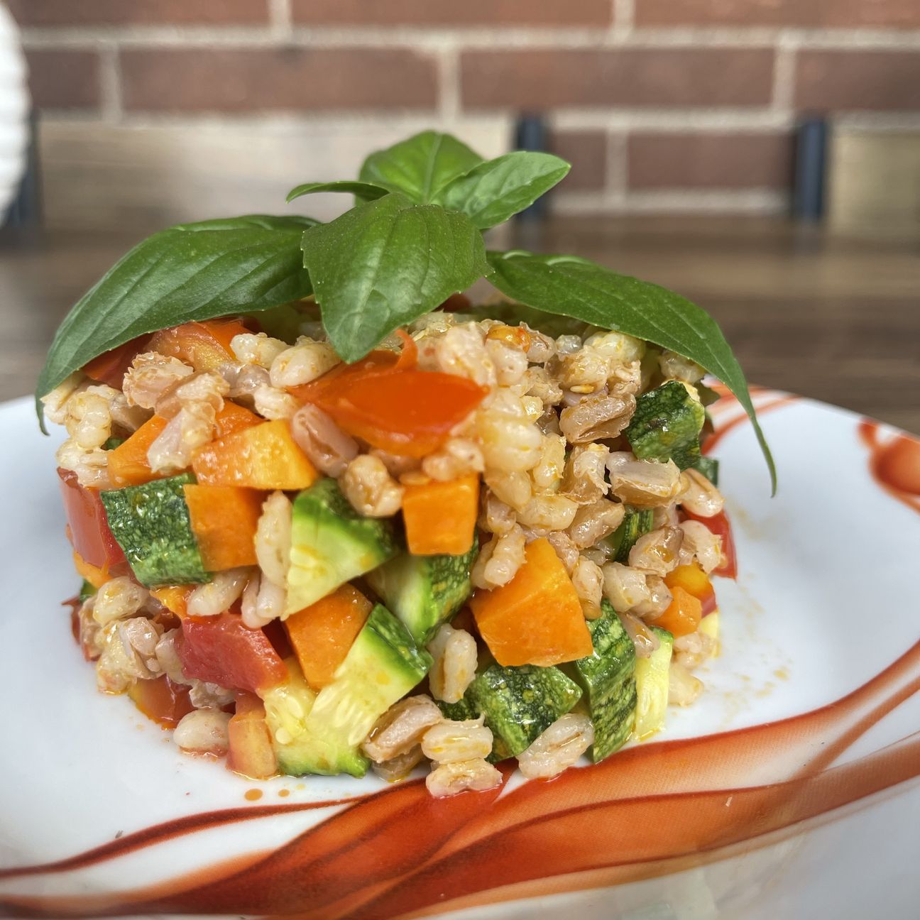 Farro, Orzo e verdure croccanti