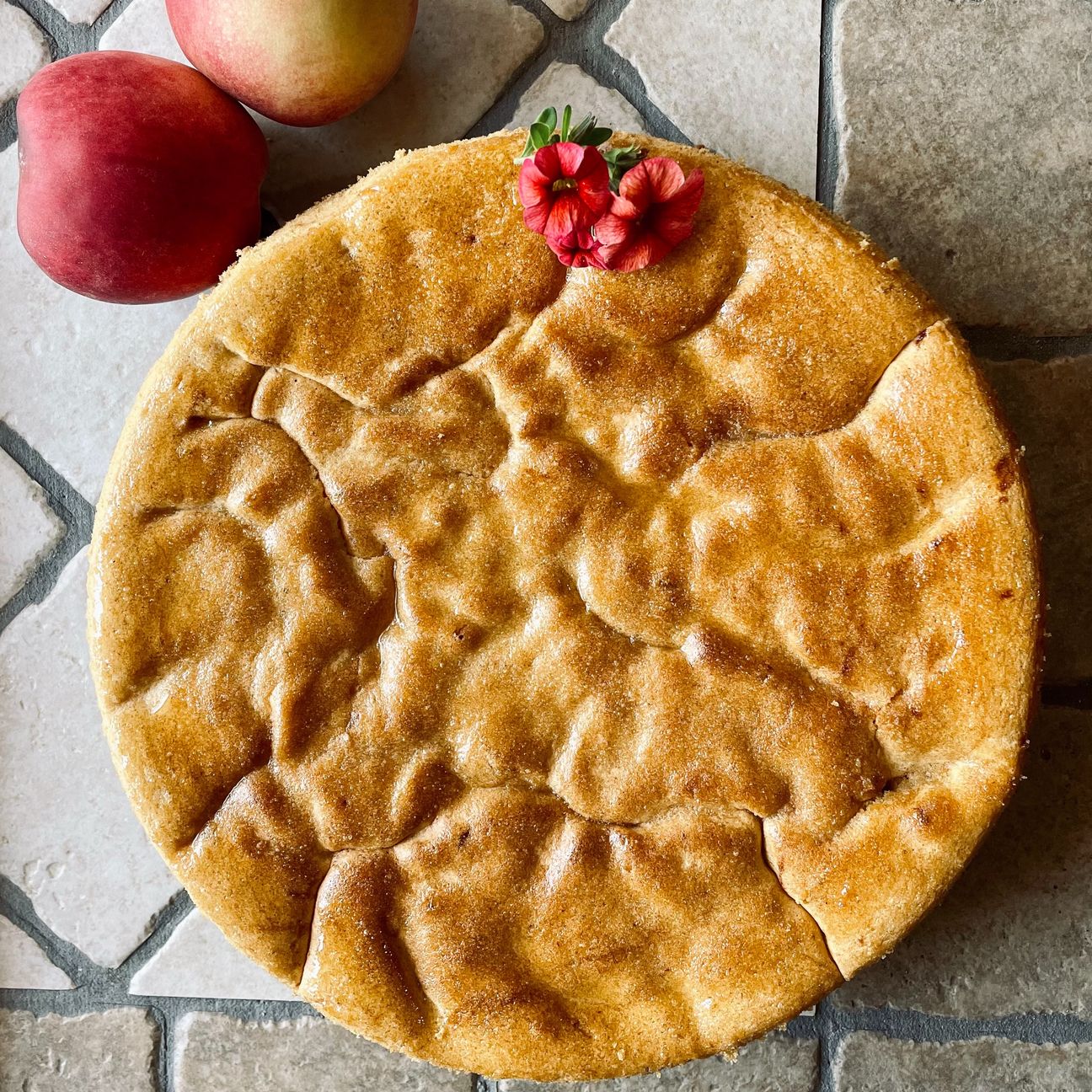 Torta di pesche