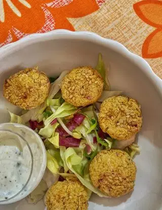 Ricetta Falafel al forno con dressing yogurt e aneto di Yolandi_