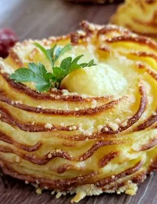 Ricetta Cestini di purè ripieni con cacciatorino ed Eddamer a cubetti di mammaemma.gnocchi