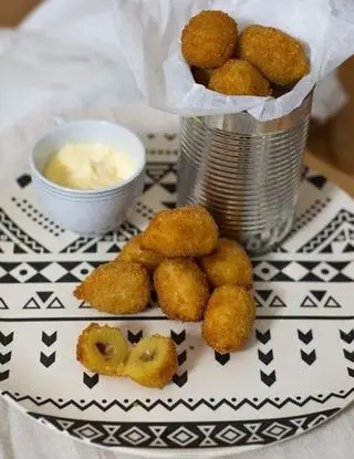 Ricetta Gnocchi ripieni di Asiago e funghi porcini fritti di mammaemma.gnocchi